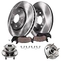 Detroit Axle - Front Brake Kit for Chrysler 200 Sebring Dodge Avenger