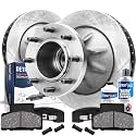 Detroit Axle - Front Brake Kit for DRW 96-00 Chevy GMC Express Savana 3500