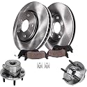 Detroit Axle - Front Brake Kit Wheel Bearing for 1996-2000 Ford Taurus