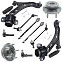 Detroit Axle - Front End 12pc Suspension Kit for 05-10 Ford Mustang