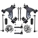 Detroit Axle - Front End 12pc Suspension Kit for Chevy Traverse