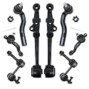 Detroit Axle - Front Forward Control Arms &amp; w/Ball Joints + Sway Bars +