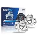 Detroit Axle - Front Left &amp; Right Brake Calipers w/Bracket For BMW 323i X1