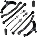Detroit Axle - Front Lower Control Arms + Tie Rods + Rear Lower