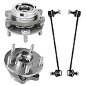 Detroit Axle - Front Wheel Bearing Hubs Kit for Nissan Altima Maxima Murano