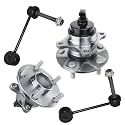 Detroit Axle - Front Wheel Bearing Hubs Kit for 2001-2006 Lexus LS430