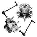 Detroit Axle - Front Wheel Bearing Hubs Kit for 2011-2019 Ford Explorer