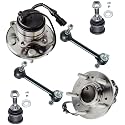 Detroit Axle - Front Wheel Bearing Hubs Kit for 2002-2005 Ford Thunderbird