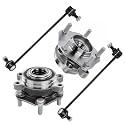 Detroit Axle - 4pc Front Wheel Bearing Hubs Kit for 2019-2021 Nissan Altima