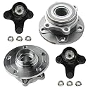 Detroit Axle - Front Wheel Bearing Hubs Kit for Volkswagen Jetta Passat