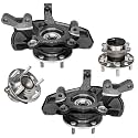 Detroit Axle - FWD 4pc Steering Knuckles Kit for 2007-2017 Jeep Patriot