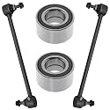 Detroit Axle - [FWD] Front Wheel Bearings Kit for 2012-2018 Fiat 500