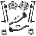 Detroit Axle - FWD Front Wheel Hub Bearing Kit for 2012-2017 Hyundai Accent