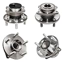 Detroit Axle - FWD Wheel Bearing Hubs Assembly for 2008-2014 Dodge Avenger