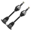 Detroit Axle - 2pc Front CV Axles for 2007-2018 Chevy Silverado 1500