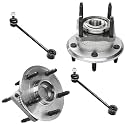 Detroit Axle - Rear Wheel Bearing Hubs Kit for 05-10 Jeep Grand Cherokee