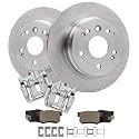 Detroit Axle - Rear Brake Kit for 2003-2011 Honda Element 2004-2008 TL