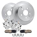 Detroit Axle - REAR Brake Kit for 2010-2017 Chevrolet Equinox GMC Terrain