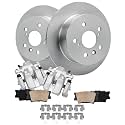 Detroit Axle - Rear Brake Kit for 2012-2017 Toyota Camry, 2013-2018 Avalon