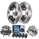 Detroit Axle - Rear Brake Kit for 2013-2020 Ford Fusion, 2013-2014