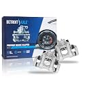 Detroit Axle - Rear Disc Brake Calipers w/Brackets for 11-20 Dodge Durango