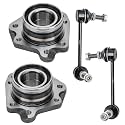 Detroit Axle - Rear Wheel Bearing Modules Kit for 1997-2001 Honda CR-V