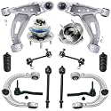 Detroit Axle - RWD 14pc Front End Kit for 2003-2007 Cadillac CTS, 4 Upper
