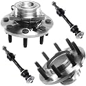 Detroit Axle - RWD Front 4pc Wheel Hubs Kit for 05-09 Dodge Ram 2500 3500