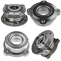Detroit Axle - [AWD] Wheel Bearing Hubs Kit for 07-18 BMW X5, 08-19 X6