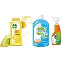 Dettol Body Wash and Shower Gel for Women and Men, Refresh 250ml &amp; Dettol Liquid Disinfectant Floor Cleaner (Menthol Cool, 500ml) &amp; Dettol Liquid Disinfectant Cleaner Surface Sanitizer Spray 500ml