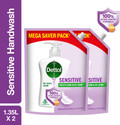 Dettol Sensitive , liquid for bottle, Pouch, no powder, 10X Germ Protection, soap Hand Wash Refill Pouch