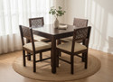 Deuba Premium Quality Dining Table Set for