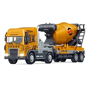 deuson ecom cement mixer toy truck toys diecast truck for kids with friction lights and sounds alloy engineering construction vehicle children39s toy