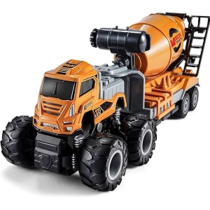 deuson ecom cement mixer toy metal head trucks construction toy for 2 3 4 5 years kids friction powered engineering vehicle model