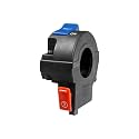 Deutsche Combination 2 Way Spdt Switch/Handle Bar Switch For Hero Splendor+I3S//I-Smart I3S 110/Glamour I3S ES (2017 Model) (RH),4 Pin,Black Pack of 1