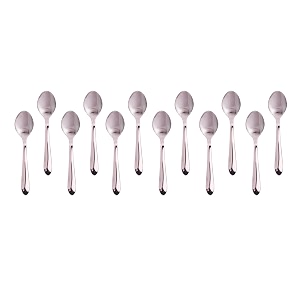 stainless steel spoons set of 12 coffeesugar amp spice spoon length 12cm food grade silverware for home amp kitchen-mirror polished 17 gauge spoon_sigma_design_12pcs_set small
