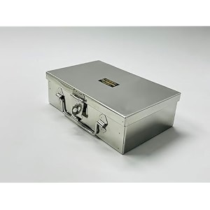stainless steel storage boxescash petipooja petiorganizervanity boxsafe locker box storage box 18cm11cm6cm set of 1 peti - 7 no