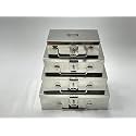 Stainless Steel Storage Boxes,Cash Peti,Pooja Peti,Organizer,Vanity Box,Safe Locker Box Storage Box (18*11*6cm, 21*13.5*7cm, 22*16*7.5cm, 26*18.5*8cm, Set of 4 Peti - 7, 8, 9, 10 No.)