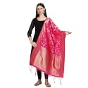 DEVANGI Women39s Floral Silk Blend Dupatta