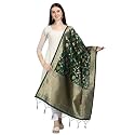 DEVANGI Women39s Floral Silk Blend Dupatta