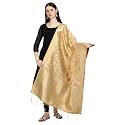 DEVANGI Women39s Floral Silk Blend Dupatta