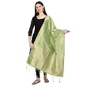 DEVANGI Women39s Floral Silk Blend Dupatta