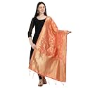 DEVANGI Women39s Floral Silk Blend Dupatta