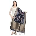 DEVANGI Women39s Floral Silk Blend Dupatta