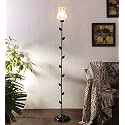 Devansh A455, Golden Designer Plain Patti/Fashionable Wrought Iron Floor Lamp for Home Decor (Golden, Medium)