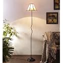Devansh A482, Cotton Soft Back Designer Wrought Iron Floor Lamp for Home Decor (Off White Medium)