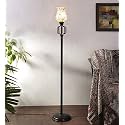 Devansh A491, Golden Designer Iron Floor Lamp for Home Decor (Golden, Medium)