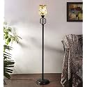 Devansh A492, Golden Designer Iron Floor Lamp for Home Decor (Golden, Medium)
