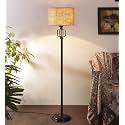 Devansh A493, Beige Jute Designer Wrought Iron Floor Lamp for Home Decor (Beige, Medium)