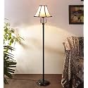 Devansh A500, Cotton Soft Back Designer Iron Floor Lamp for Home Decor (Off White Medium)
